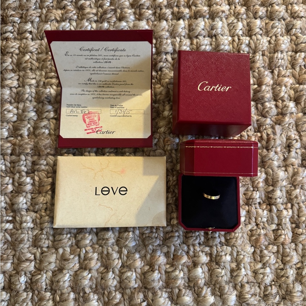 Cartier Yellow Gold Love Ring